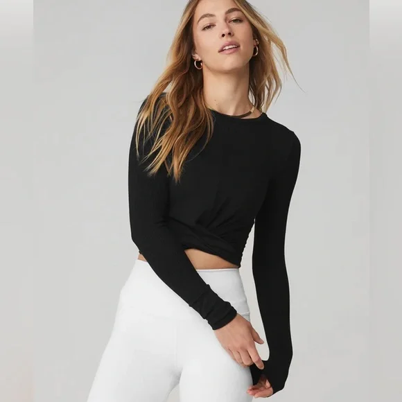 ALO Yoga | Tops | Alo Yoga Cover Long Sleeve Top | Poshmark